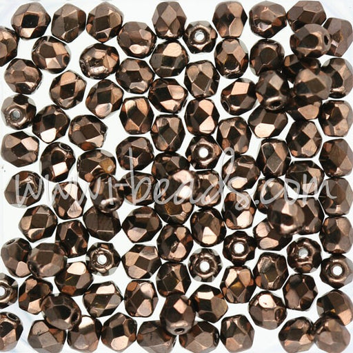 Buy Beads Facets of Bohàème Dark Bronze 4mm (100)