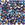 Beads wholesaler Faceted pearls of boheme iris blue 4mm (100)