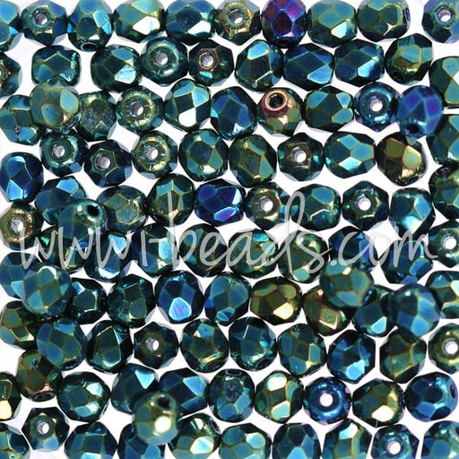 Buy Beads of Boheme Iris Green 4mm (100)
