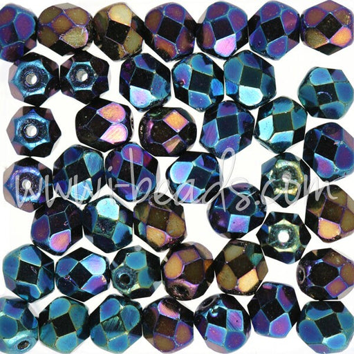 Buy Beads Facets of Bohàème Iris Blue 6mm (50)