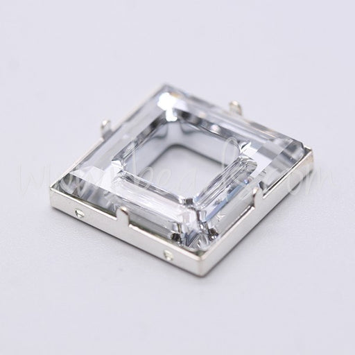 Buy Sewing for Crystal 4439 Cosmic Square 20mm Silver (1)