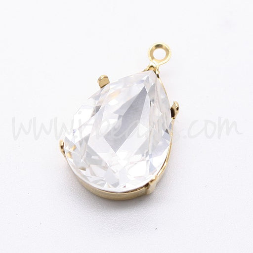 Buy Serti Crystal Pendant 4320 18x13mm Gold (1)
