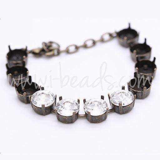 Buy Crimping bracelet for 12 Crystal 1122 Rivoli SS47 Brass (1)