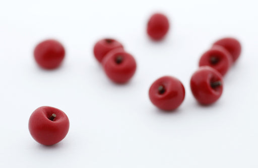 Acheter petite pomme rouge miniature fimo décoration gourmande en résine