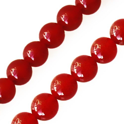 Buy 10mm red agate round beads on wire (1)