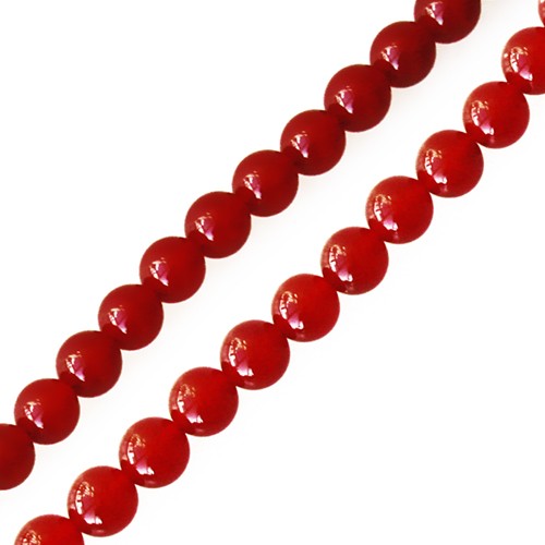Buy Round beads Agate red 4mm on wire (1)