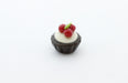 Creez cupcake miniature fimo 1cm noir création gourmande pate polymère