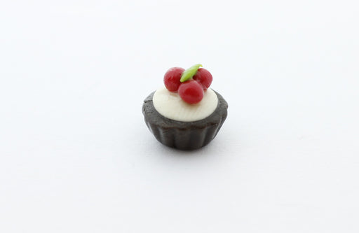 Buy Cupcake Miniature Fimo 1cm Black - Gourmet Creative Polymer Pate