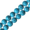 Buy Round beads turquoise reconstituted 8mm on wire (1)