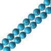 Buy Turquoise round beads reconstituted 4mm on wire (1)