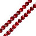 Acheter en gros Perles rondes corail bambou rouge 4mm sur fil (1)