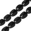Buy Square Beads Rounded Onyx Black 12x16mm on Wire (1)