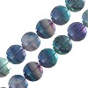 Buy Round stones Fluorite rainbow 10mm on wire (1)