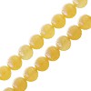Buy Round pearl in yellow jade 6mm on wire (1)