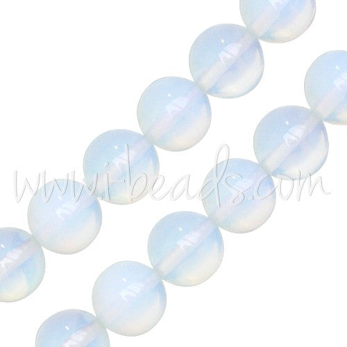 Buy Reconstructed moonstones round 12mm on wire (1)