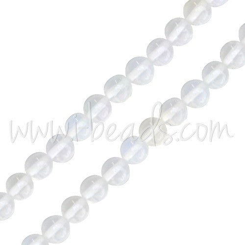 Buy Reconstructed round 6mm ring stones on wire (1)