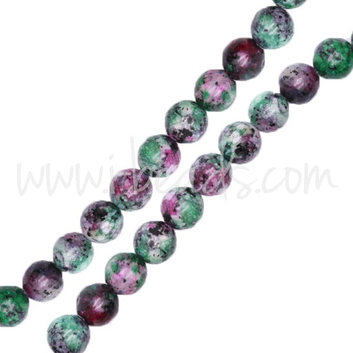 Buy Round Beads Ruby Chinese Zoisite 6mm (1)