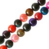 Buy Pearl Agate Fire Round Multicolored 4mm on Wire (1)