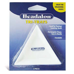 Buy 3 beaded triangle pots Beadalon (1)