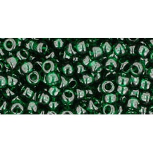 Buy CC939 - Rocked Beads Toho 8/0 Transparent Green Emerald (10g)