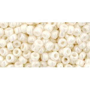 Buy cc122 - Toho rock beads 8/0 opaque lustered navajo white (10g)