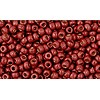 Buy ccpf564f - perles de rocaille Toho 11/0 matt galvanized brick red (10g)