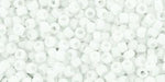 Achat au détail cc41f perles de rocaille Toho 15/0 opaque frosted white (5g)