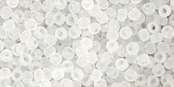 Buy cc1f - perles de rocaille Toho 11/0 transparent frosted crystal (10g)