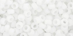Buy cc41f - Toho rock beads 8/0 opaque frosted white (10g)