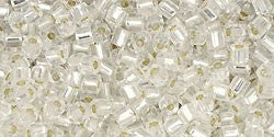 Buy cc21 - perles Toho hexagon 2.2mm silver lined crystal (10g)