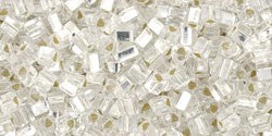Buy cc21 - perles Toho triangle 2.2mm silver lined crystal (10g)