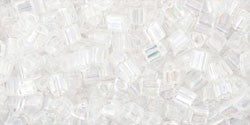 Buy cc161 - perles Toho triangle 2.2mm transparent rainbow crystal (10g)