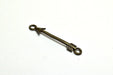 Creez Connecteur Flèche pour bracelet et collier bronze 43x6x3 mm, Trou: 3 mm . Vendu à l'unité