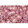 Buy cc267 - perles de rocaille Toho 6/0 crystal/rose gold lined (10g)