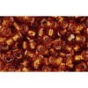 Buy cc34 - perles de rocaille Toho 8/0 silver lined smoked topaz (10g)