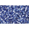 Buy cc33 - perles de rocaille Toho 8/0 silver lined light sapphire (10g)