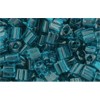 Achat cc7bd perles Toho triangle 3mm transparent capri blue (10g)