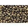 Buy cc1706 - perles de rocaille Toho 11/0 gilded marble black (10g)