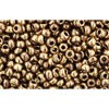 Buy cc1705 - Toho rock beads 11/0 gilded marble brown (10g)