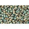 Buy CC1703 - Rocker Beads Toho 11/0 Gilded Marble Turquoise (10g)