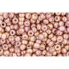 Buy CC1201 - Rocker Beads Toho 11/0 Marbled Opaque Beige / Pink (10g)