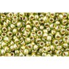 Buy cc991 - Toho rock beads 11/0 gold lined peridot (10g)