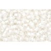 Buy cc981 - perles de rocaille Toho 11/0 crystal/ snow lined (10g)