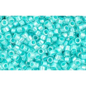 Buy cc793 - perles Toho treasure 11/0 rainbow crystal/pale turquoise lined (5g)