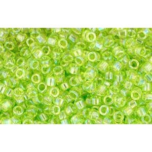 Buy cc164 - perles Toho treasure 11/0 transparent rainbow lime green (5g)