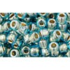 Buy CC990 - Rocker Beads Toho 6/0 Gold Lined Aqua (10g)