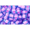 Buy cc937 - perles de rocaille Toho 6/0 aqua/bubble gum pink lined (10g)