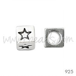 Buy Pearl Hole 3mm Silver Star 925 4.5mm (1)