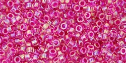 Creez cc785 perles Toho treasure 11/0 inside color luster crystal hot pink lined (5g)