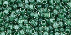 Buy cc1070 - perles rondes toho takumi LH 11/0 inside color crystal emerald lined (10g)